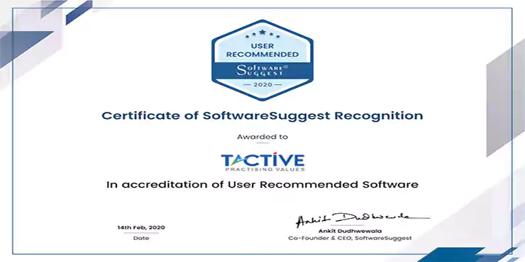 Award - user recommended software