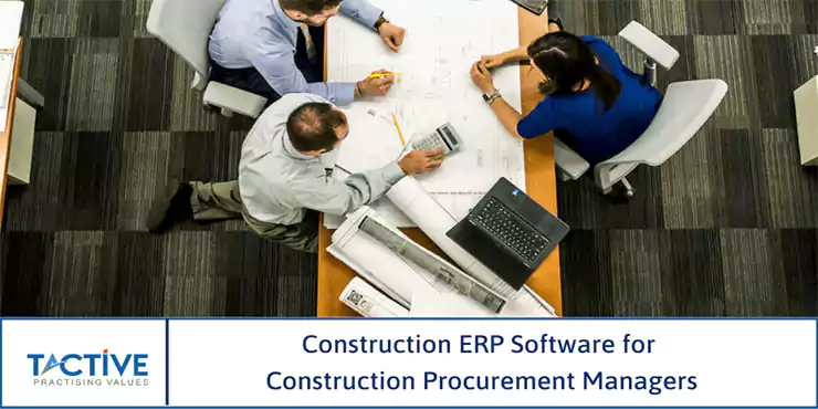 construction erp software for construction procurement managers