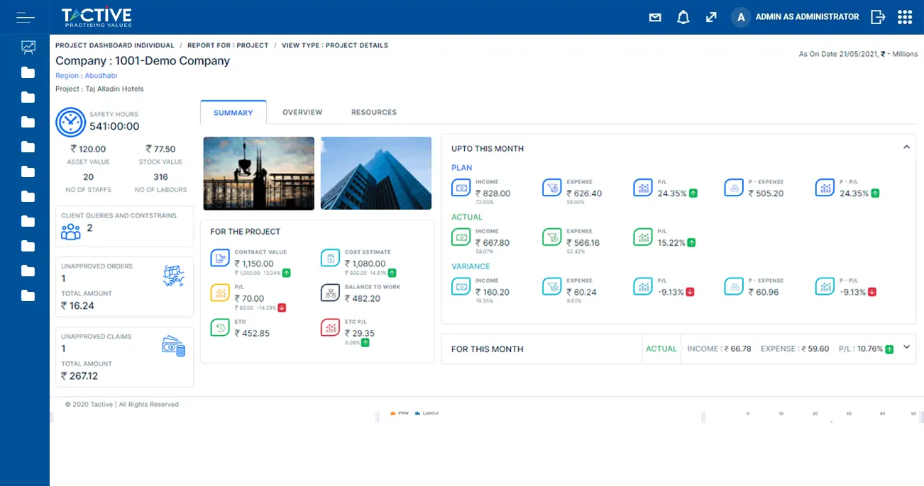 Tactive Project Summary